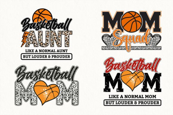 Basketball Mom Aunt Quote SVG Bundle: Graphics for Crafts