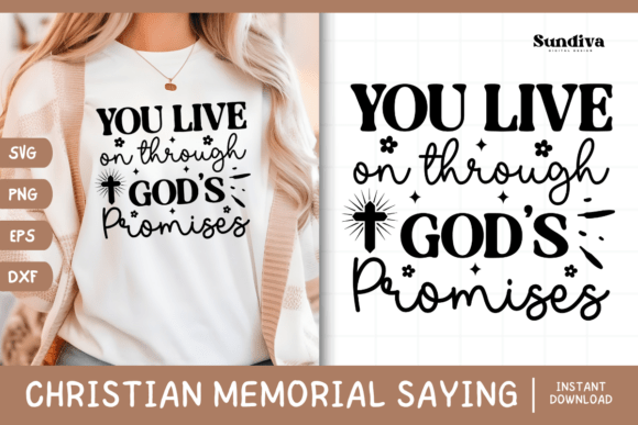 Christian Memorial Quote SVG 2: Graphics for Crafts & Meaningful Digital Products