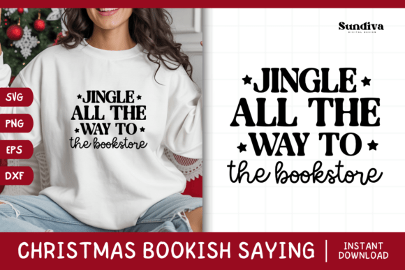 Christmas Bookish Quote SVG 15: Graphics for Crafts-Driven Branding
