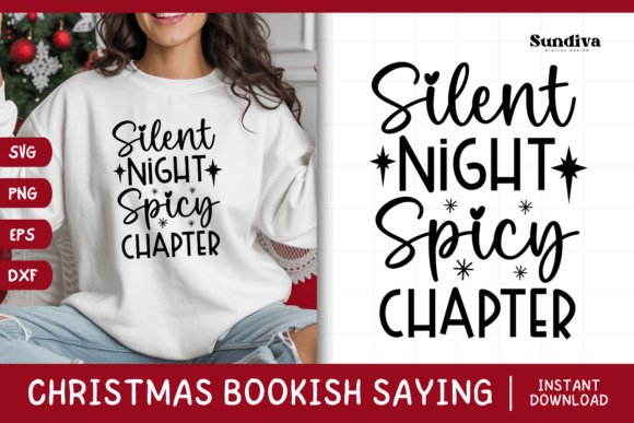 Christmas Bookish Quote SVG 6