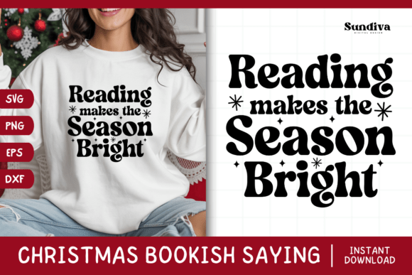 Christmas Bookish Quote SVG 9