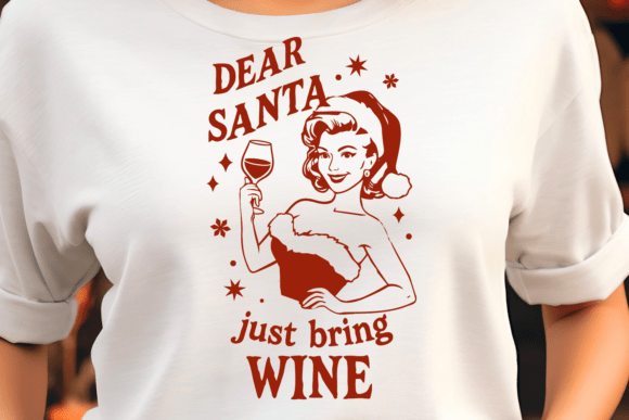 Dear Santa Snarky Christmas Quote SVG: Graphics for Crafts