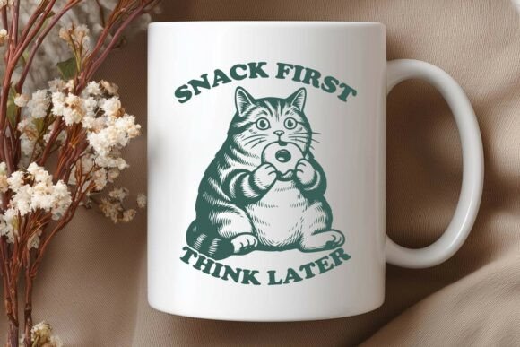 Funny Snack Quote SVG – Snack First PNG Graphics for Crafts