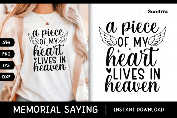 Heartfelt Memorial Quote SVG 30: Graphics for Meaningful Crafts