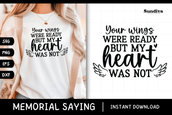 Heartfelt Memorial Quote SVG 32: Graphics for Crafts & Meaningful Merch
