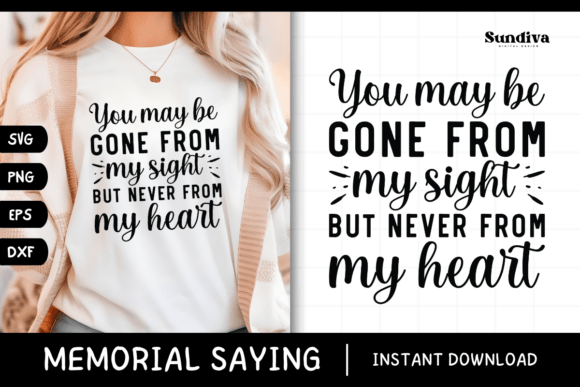 Heartfelt Memorial Quote SVG 34