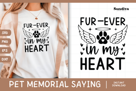Pet Memorial Quote SVG 20: Graphics for Meaningful Crafts