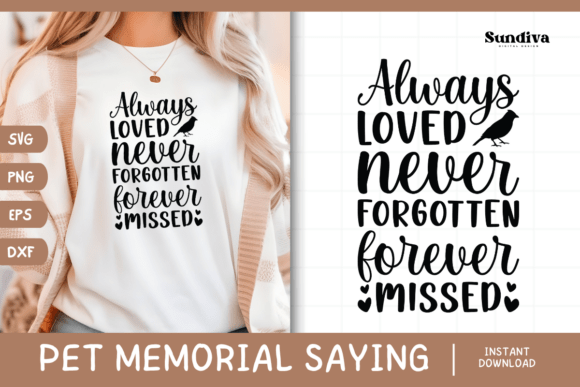 Pet Memorial Quote SVG 26: Graphics for Meaningful Crafts