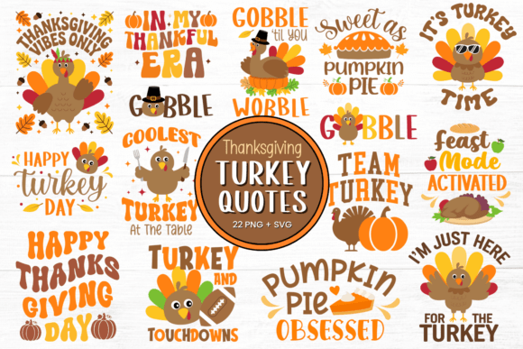 Thanksgiving Quote SVG, Funny Turkey PNG: Crafts & Graphics Review