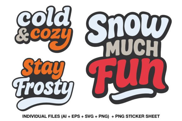 Winter Quote SVG Bundle: Graphics for Crafts & Branding